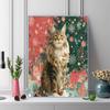 Cute Maine Coon Pattern  3pcs 100% Round Full Drill 5D DIY Diamond Painting Embroidery Cross Stitch Rhinestone Décor