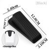 Practical Safety Soft Silicone Door Stoppers Block Wedges Doorstops Home Anti-Collision Stop Wear Resistant