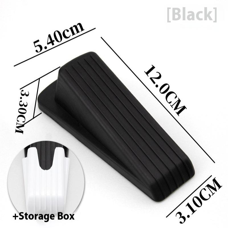 Practical Safety Soft Silicone Door Stoppers Block Wedges Doorstops Home Anti-Collision Stop Wear Resistant