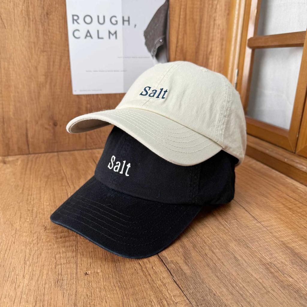 Simple Style Salt Embroidery Cap Old Washing Process Soft Top Baseball Cap Daily Versatile Sun Hat