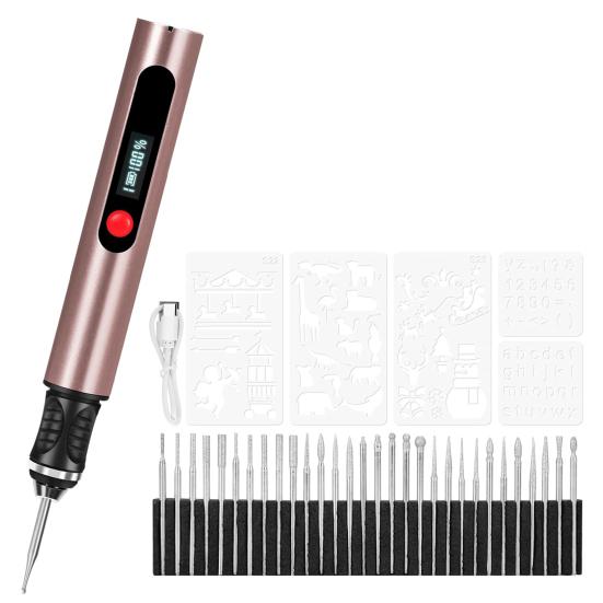 Polishing Pen Cordless Rotary Tool Ultra Long Run Time Fast USB-C Charging Mini Engraving Polishing Tool