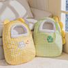 Semi-Enclosed Pet Warm Nest Cartoon Cat Cave Bed Pet Cave Cat Sleeping Bag  Indoor