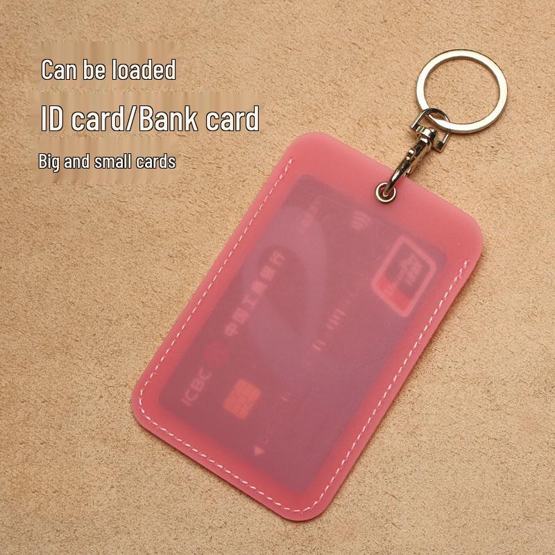 Transparenter tropfenförmiger Ausweishalter & Aufzugskartenhülle