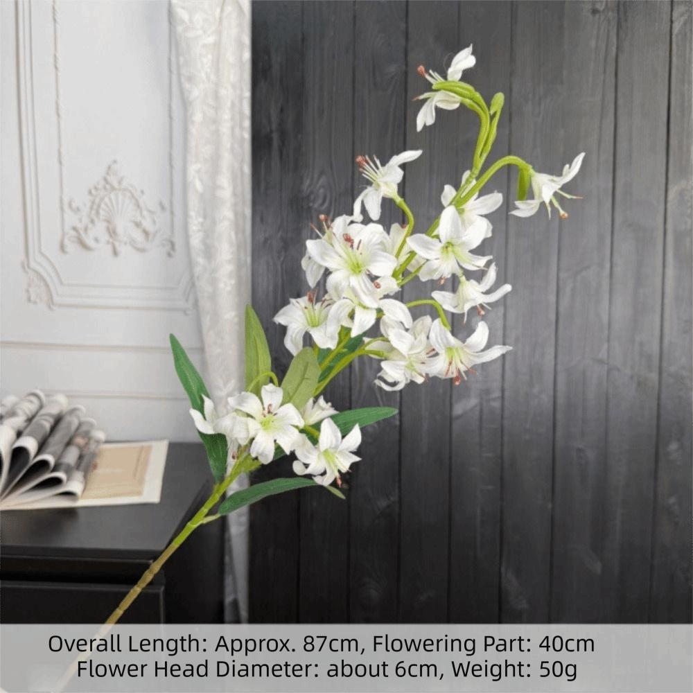 Flame Lily Artificial Flame Lily Floral Arrangement DIY Flower Simulation Flowers Realistic Plastic Wedding Bouquet