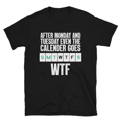 WTF Sarkastisches Sarkasmus Lustiges T-Shirt