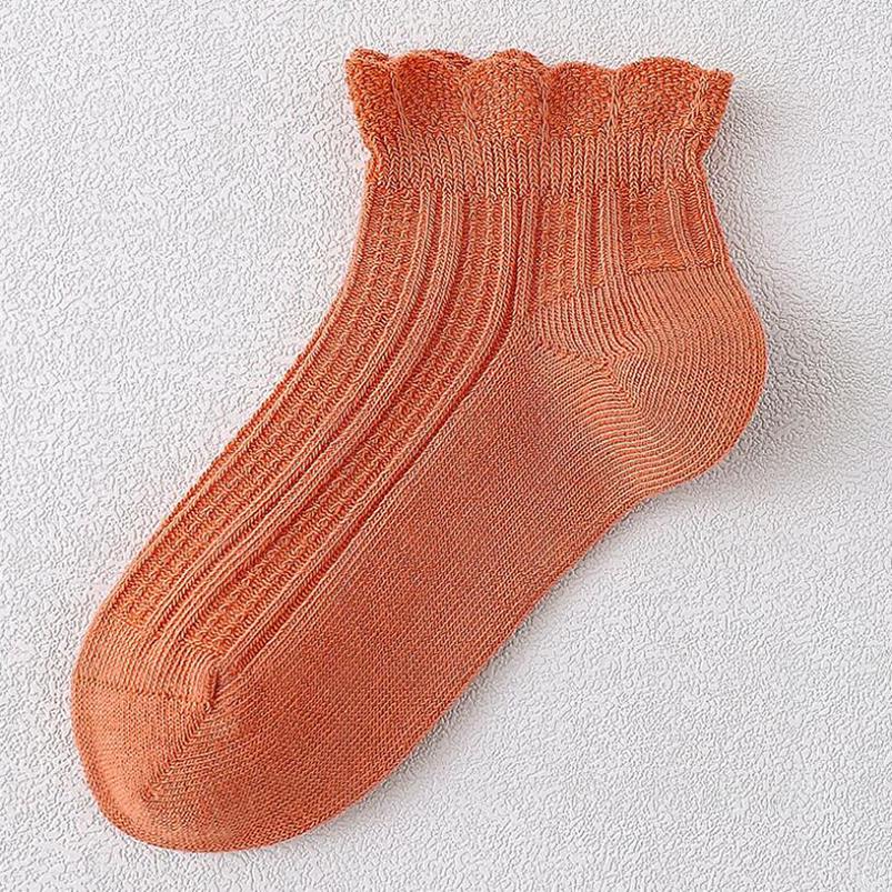 

Мягкие Дышащие Девочки Ретро Кружево Рюши Носки до Щиколотки Белые Короткие Носки для Девочек Спортивные Носки Детские Напольные Носки Meia/chaussett 0 to 12m