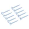 50PCS   Head Drill Screws Galvanized Carbon Steel Self Drilling Screws 4.2x32mm