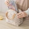 Art Insulated Carrier Tote Bag - Insulated Ink Pattern Lunch Bag, Washable Reusable