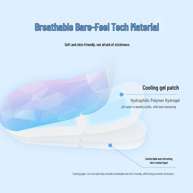 Customizable Gel Eye Mask: Cooling, Breathable, Light-Blocking, Disposable Ice Pack for Sleep and Relaxation