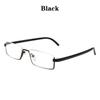 IENJOY TR90 Reading Glasses Anti-Blue Light Reading Glasses Men Half Frame Prescription Eyeglasses Male Eyewear With Case1.0-4.0