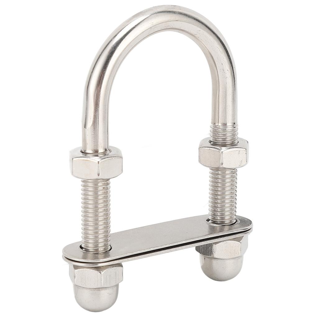 Marine U-bolter 316 Rustfritt Stål Speilpolert Båttilbehør for Yacht M10x95x45mm