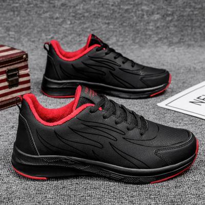 Herbst- und Winterschuhe für Herren Ledersportschuhe Laufschuhe Herren-Trend Vielseitige Freizeitschuhe Samtschuhe Reiseschuhe