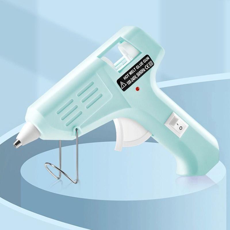 

20W Quick Heating and Melting Hot Melt Adhesive Gun Small Size Glue Gun 7mm Strong Glue Rod Students Use Hot Melt Glue Guns for Children s Home DIY Glue gun+30pcs glue stick