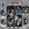 Bungo Stray Dogs Dazai Osamu Badge Keychain Set: Ticket, Postcard, Bookmark, Gift Item - Anime Merchandise