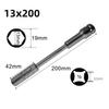 8-19mm Extra Long Socket Hex Nut Socket Wrenches Automobiles Repair Tools 1/2 Interface Wrench Extension Bar Hand Tools