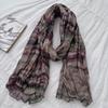 Folded Warm Scarf Cotton Neckerchief New Silk Scarf  Autumn Winter