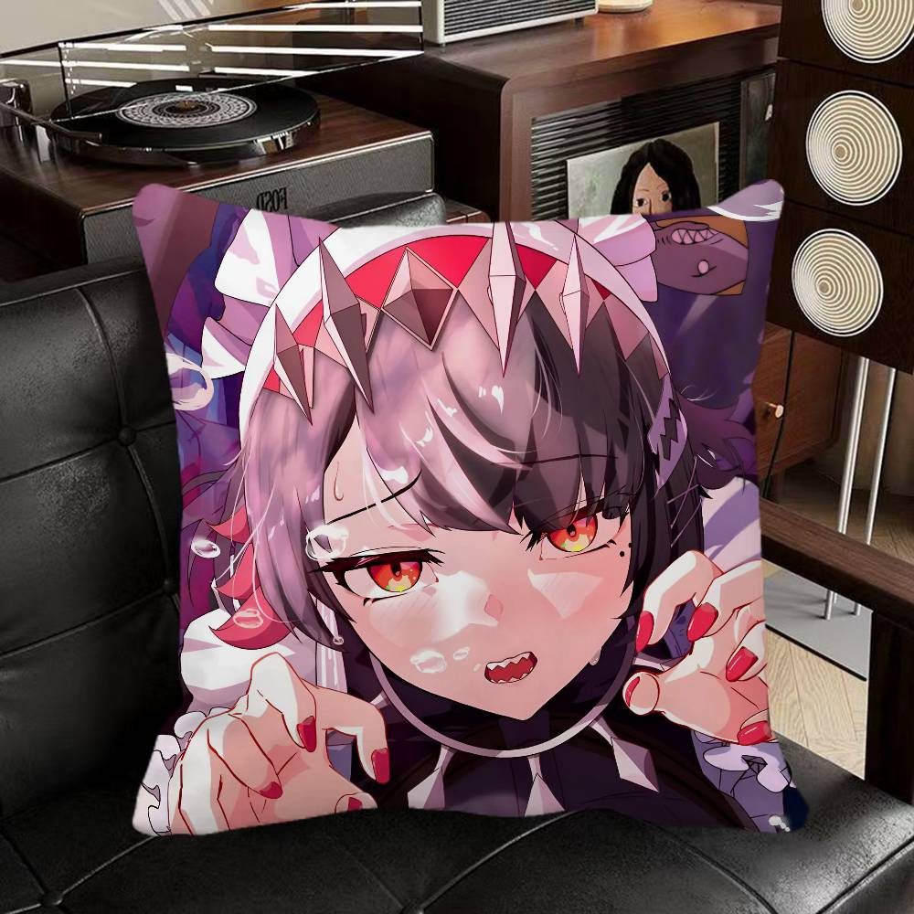 Ellen Joe Zenless Zone Zero Game Pillow Case Square Pillow Bedroom Sofa Leisure Comfort Cushion Car Home Decoration