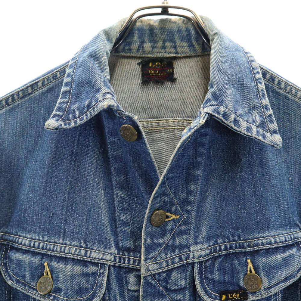 Lee 50s Vintage 101J Red Tag Late Model Denim Jacket 34 Jeans Men's Used