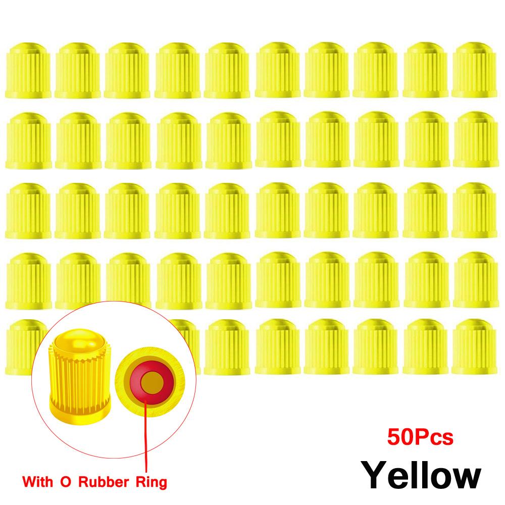 TPMS Tire Valve Caps with Rubber Seal Plastic Valve Dust Caps Covers for Car Motorbike Trucks Bike Bicycle Tyre Accessories Stem Caps1