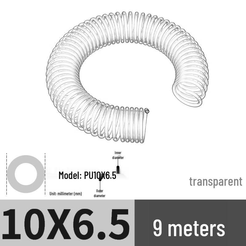 High-Pressure Retractable Air Hose with Quick Couplings