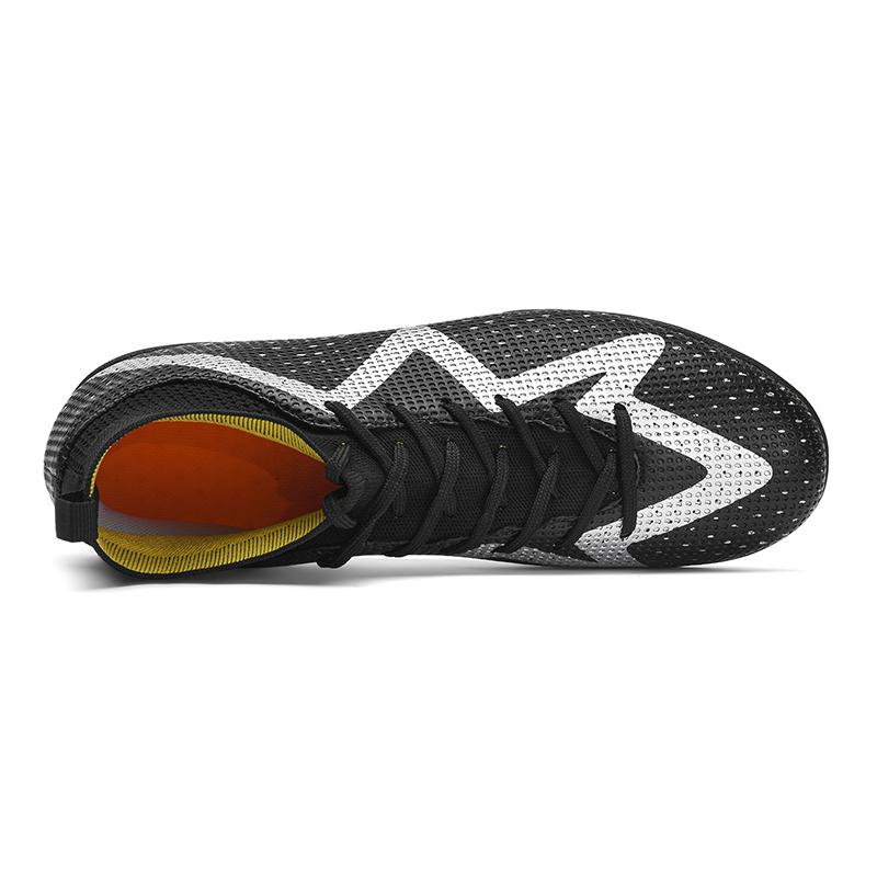 35-47 Hochwertige hochwertige Jugend-Fußballschuhe für Herren Broken Nails Herren-Schnürstiefel aus Gummi mit weichem Boden und großen Fußballschuhen