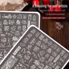 2026 New Year Horse Nail Art Stamping Plate: Get Rich Ingots & Hand-Painted Transfers