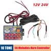 12V 24V Car Electronic Horn Controller 25 Tone 56 Tone Musical Controller Motorcycle Fit Car Truck Train Horn Sound Control Unit