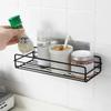 Wrought Iron Bathroom Shelf Toilet Free Punching Washing Hanging Basket Wall Storage Rack
