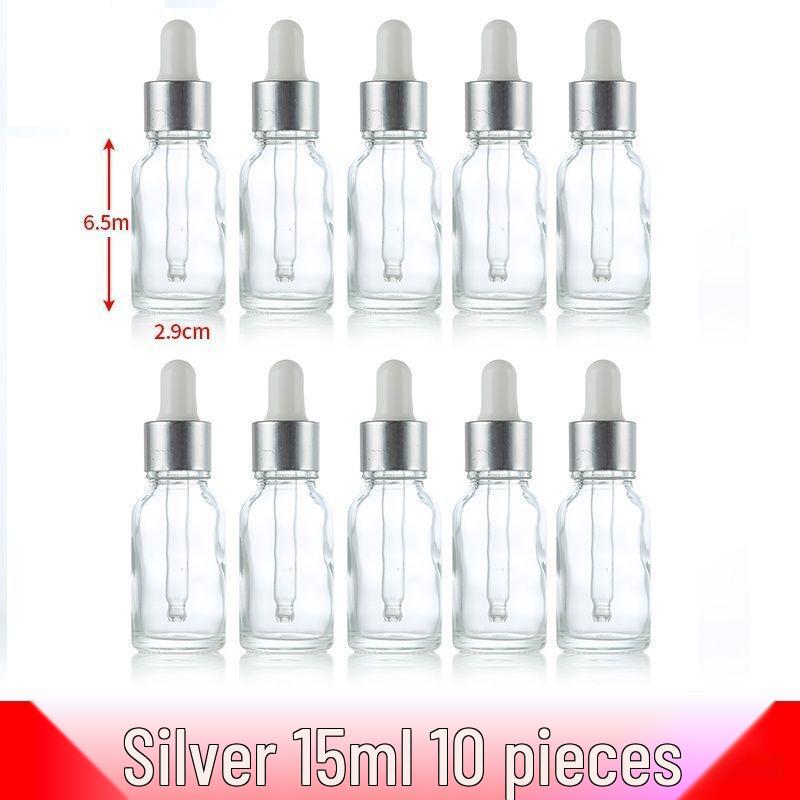 Glass Empty Dropper Bottle for Essential Oils, Perfume, and Cosmetics – Travel-Size Dispenser