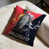 Hot VValoranted Cushion Cover Soft Decorative Pillow Case Suitable for Bedroom Sofa Car Travel Use