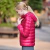 Dámská podzimní a zimní lehká bunda Duck Down Jacket s Cap Wear Thin Jacket Plus Size