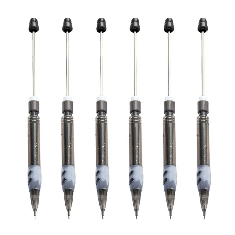 6Pcs Beadable Drawing Automatic Pencil Beadable Mechanical Pencils 0.5mm Mechanical Automatic Pencil For Adult Kid