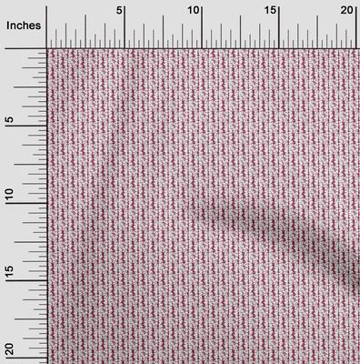 Baumwoll-Flex Helles Karmesinrot Stoff Abstrakte Textur Patchwork-Zubehör Druck Nähstoff Pro Meter 40 Zoll