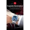 POEDAGAR Business Man Wristwatch Date Chronograph Waterproof Luminous Luxury Watch Stainless Steel Quartz Watches Male