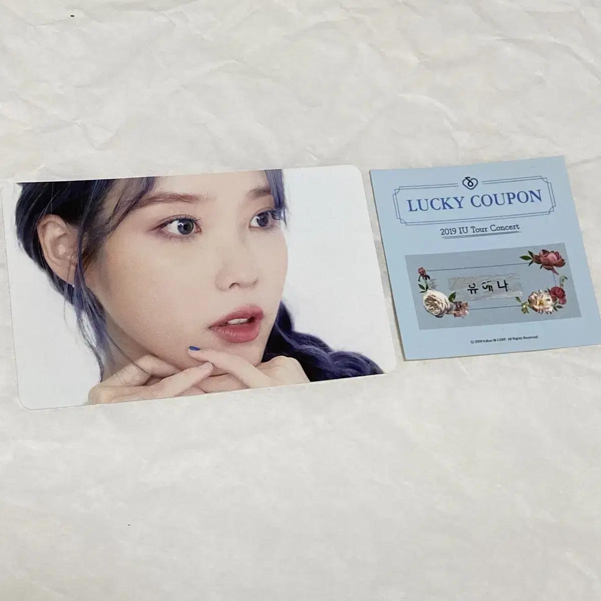 

Iu Lovepom 2019 Seoul Concert Uana Zone Photo Card Photocard Yeokjogong