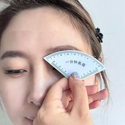 1/2/3/4/5 Stück Schnellzeichnende Augenbrauen-Design-Lineale, Microblading-Mapping-Formungsschablonen-Werkzeug, Permanent-Make-up für Augenbrauen