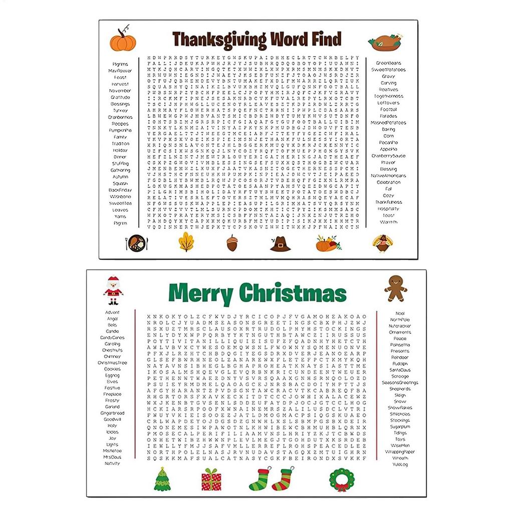 Giant Thanksgiving Poster Interactive Large Wall Game Giant Thanksgiving Word Search Poster For Women Boys Girls Youth Teens