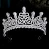 Elegant Bridal Tiara with Rhinestones Adjustable Crown for Wedding and Pageants Elegant Hairpiece Hair Accessories