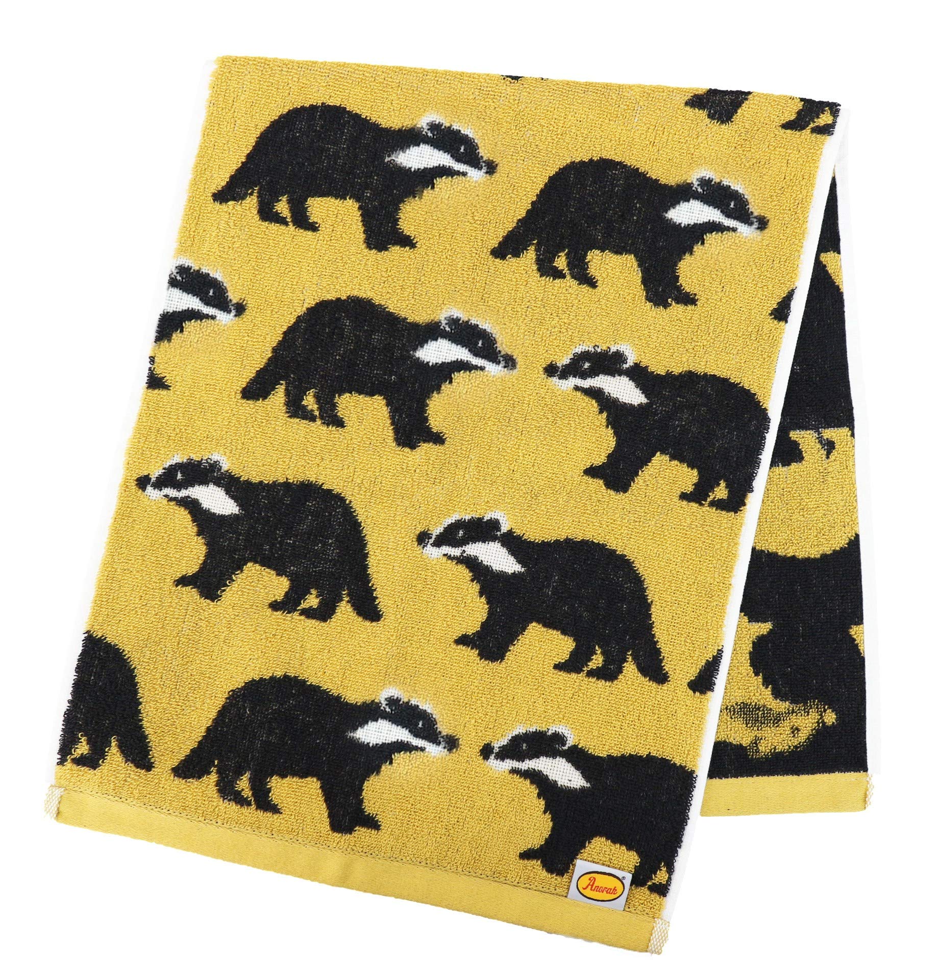 Marushin Face Towel Anorak 33 x 80cm Badgers 6025002300