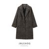 Jnleaog Autumn New Women's Clothing Fashion Style French Style Design Pattern Printed Coat Outwear 8340701