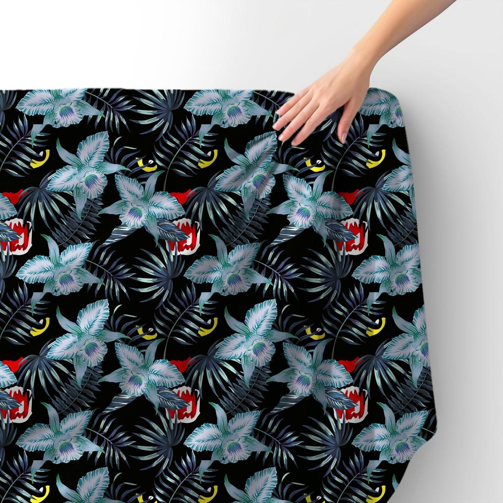 Royal Samt Stoff Polyester Zum Nähen - Motiv Schwarzer Panther