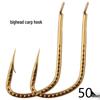 Enhanced Silver & Bighead Carp Hook Set: Barbed & Barbless Offset Hooks for Hand Pole Fishing with Dragon Scale Design, Ideal for Silver & Grass Carp.