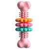 Durable TPR Dog Bone Teething Toy for Aggressive Chewers Interactive Puppy Teething Relief Toy Long Lasting Gnawing Resistance