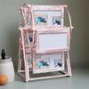 Vintage Ferris Wheel Photo Frame 360° Spin Changeable Photo Display Shelf 12 Picture Slots Decorative Frame Family Use