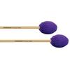Malletech Marimba Mallets, Chamber Series [CH8R], Rattan Handle, Soft To Medium Hardness, Purple, 1 Pair