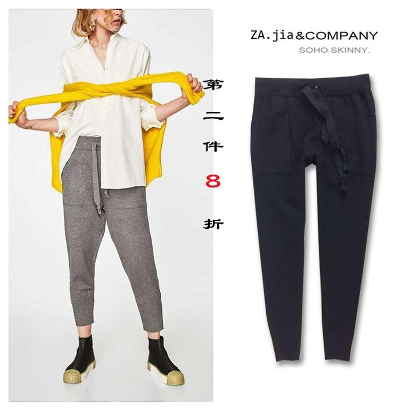 

Распродажа 45.00 кг-75.00 кг Темперамент Обтягивающие Утягивающие Вязаные Капри Шаровары Двойной карман Кулиска Спортивные штаны Youpin Z family gray double front pocket d13 L