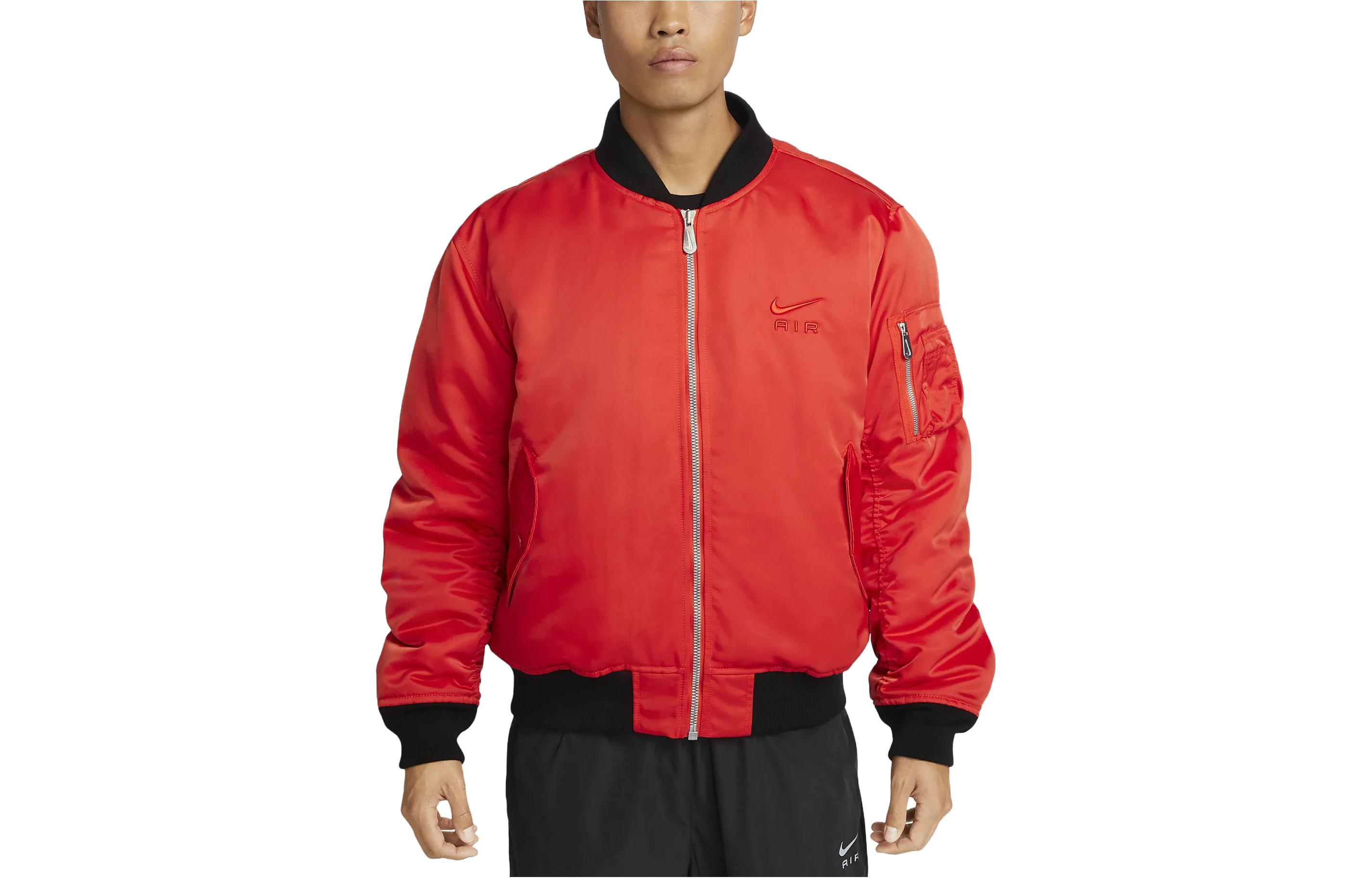 Nike Jackets Men s Red Stand Collar Moderate Other DV9891-633 M