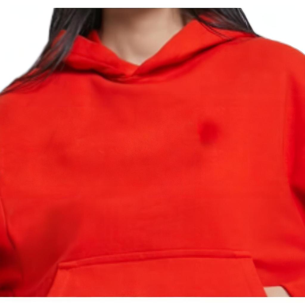 Calvin Klein Bestickter Logo-Hoodie Damen Oberteile Kupfer-Orange 40WH106-6A9