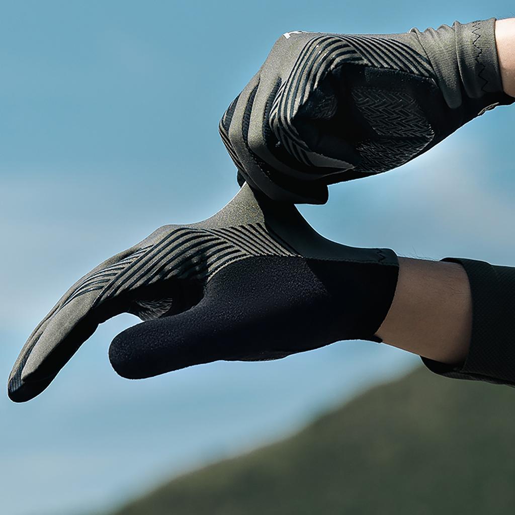 Full-Surface Cushioning Cycling Gloves Size XL - Black