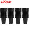 25-100x Hydroponic Pot Net Cups Garden Soilless Cultivation Slotted Mesh Net Cup Plastic Plant Rooter Grown Baskets Nursery Pots